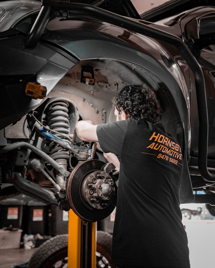 Car suspension servicing